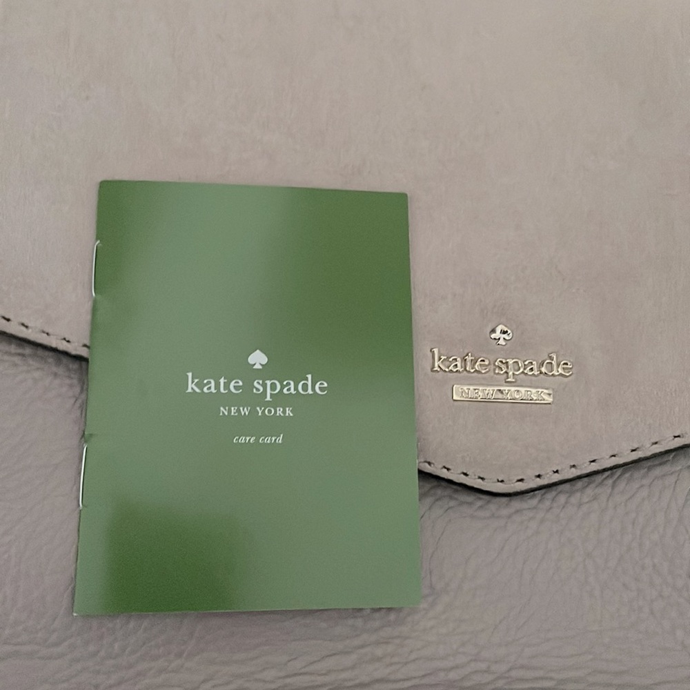 Kate Spade Taupe Gray Shoulder Bag - Picture 6 of 9